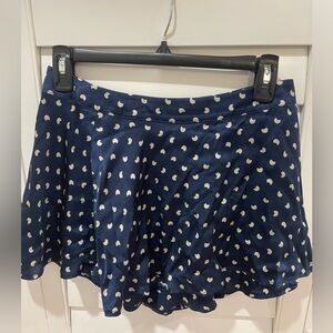 SIR mini skort satin with polka dot like print